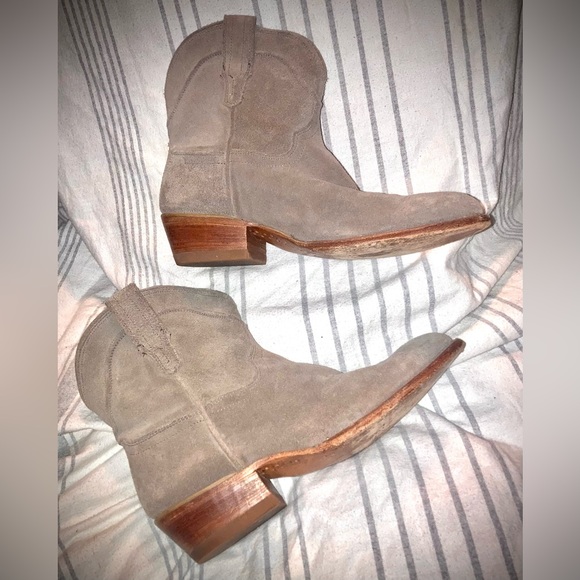 Tecova nubuck riding boots western boho size 9 - Picture 4 of 5